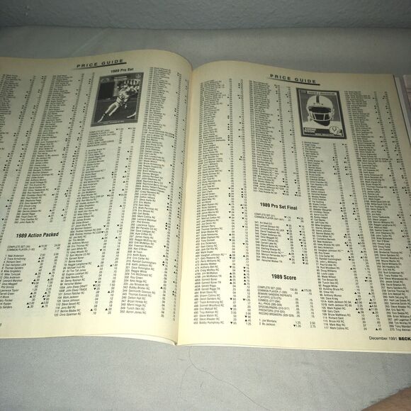 NFL Beckett Football Card Monthly Issues #21 #25 December 1991 April 1992 Lot - Picture 10 of 13